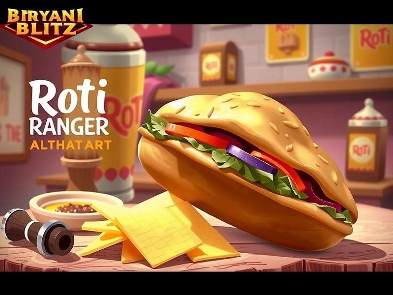 Roti Ranger Biryani Blitz Game Art